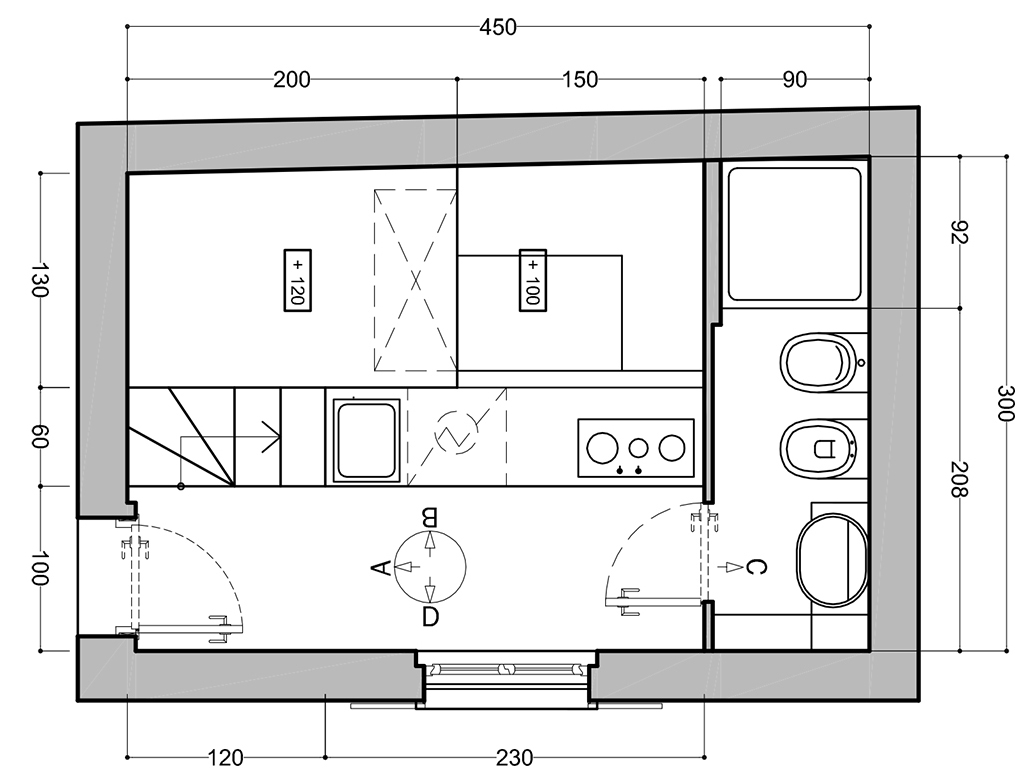 В комнате размера 6 5 3. Студия 15 м2 планировка. Санузел 2 м план. План маленькой квартиры с размерами. Чертеж квартиры студии.